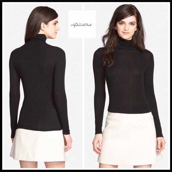 Chelsea Tops - ❤️CHELSEA BLACK TURTLENECK LAYERING PULLOVER TOP